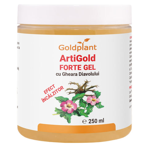 ArtiGold Forte Gel Incalzitor – Gel 250ml cu extracte concentrate din plante medicinale
