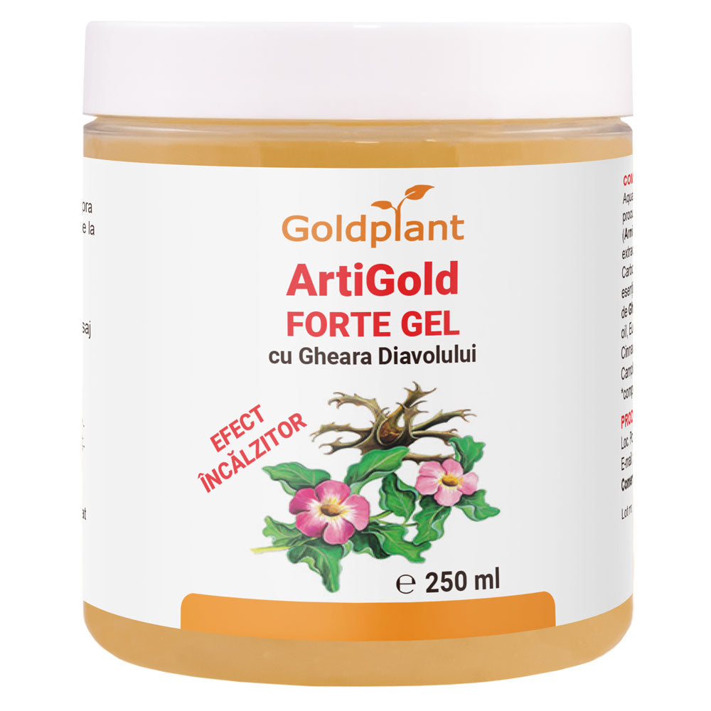 ArtiGold Forte Gel Incalzitor – Gel 250ml cu extracte concentrate din plante medicinale