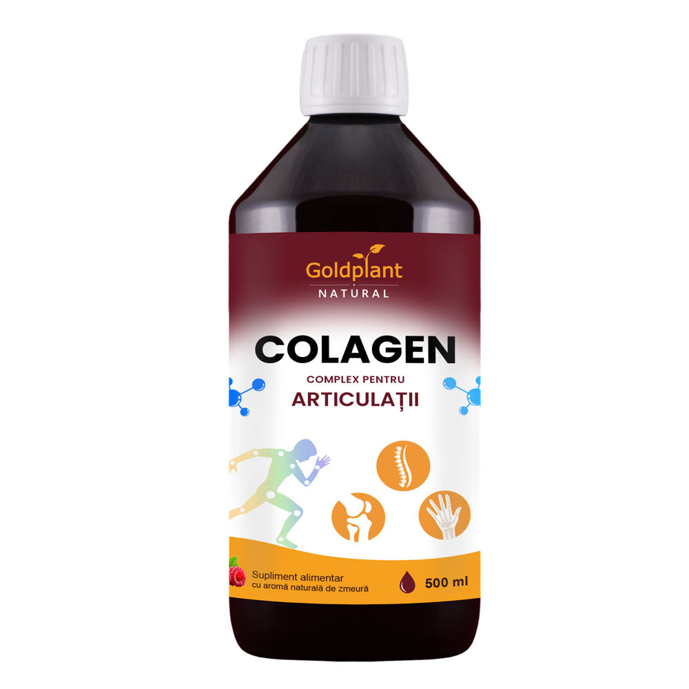 COLAGEN Complex pentru Articulații - 500ml Colagen lichid concentrat 12.500mg tip I si III, 40mg tip II