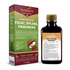 Ficat, Splină, Pancreas – Tinctură fără alcool 200ml, Extract hidrogliceric concentrat
