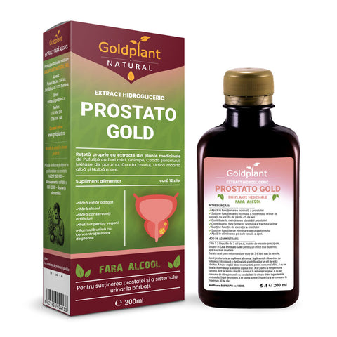 Prostato gold – Tinctură fără alcool 200ml, Extract hidrogliceric concentrat