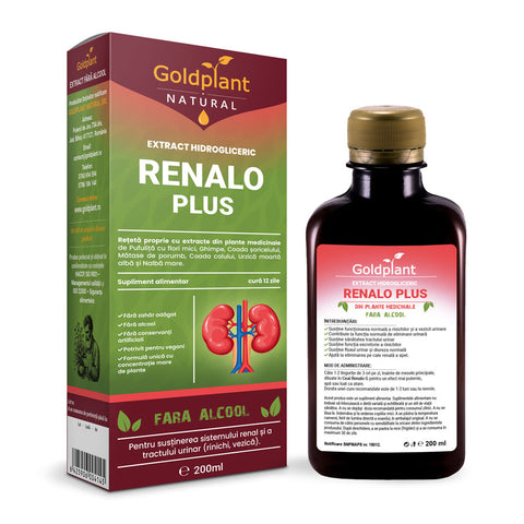 Renalo Plus – Tinctură fără alcool 200ml, Extract hidrogliceric concentrat