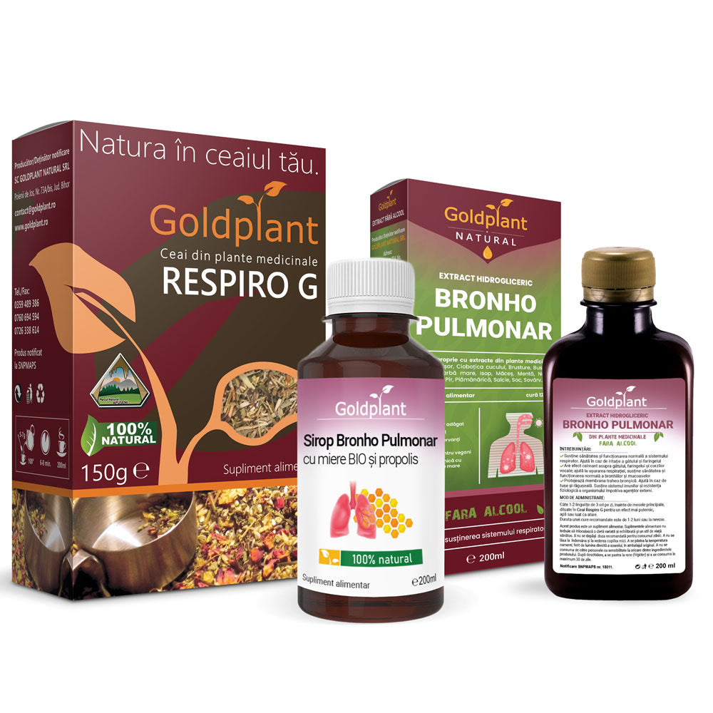 Pachet afecțiuni Respiratorii 2 - Plămâni sănătoși