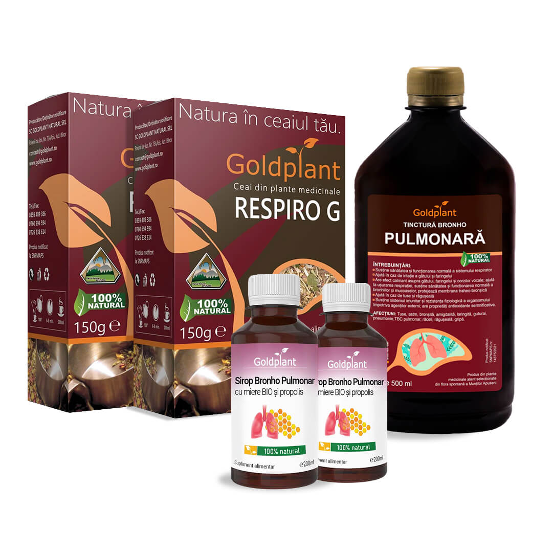 Pachet afecțiuni Respiratorii - Plămâni sănătoși
