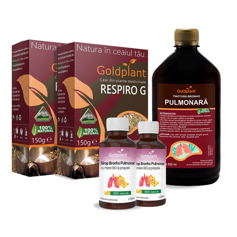 Pachet afecțiuni Respiratorii - Plămâni sănătoși