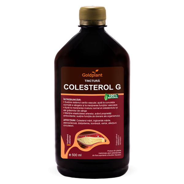 Colesterol G – Tinctură 500ml, Extract concentrat după rețetă