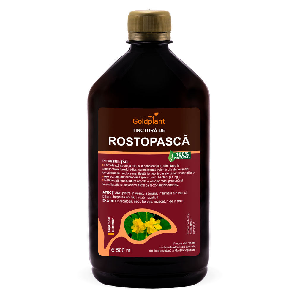 Rostopască – Tinctură 500ml, Extract concentrat – Goldplant