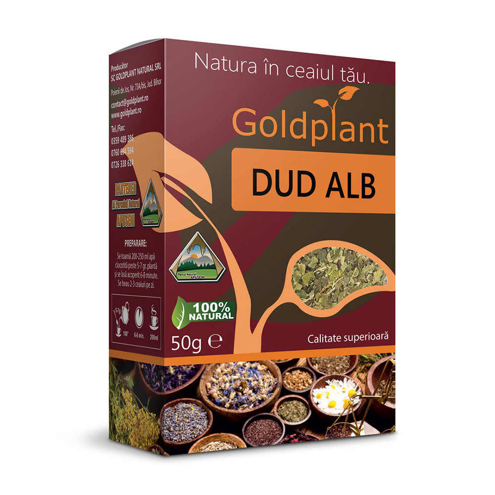 Dud alb – Ceai natural 50g – Goldplant