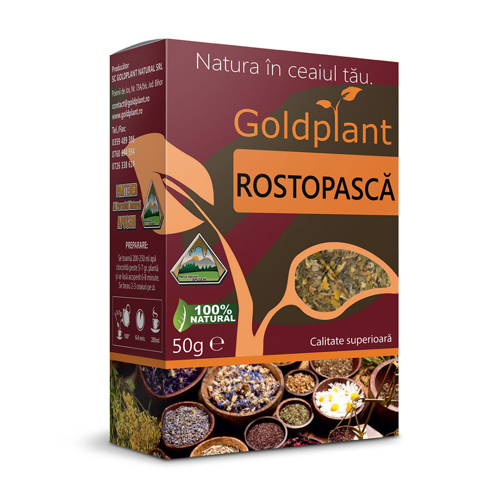 Capsule Rostopasca Rostopască – Ceai natural 50g – Goldplant