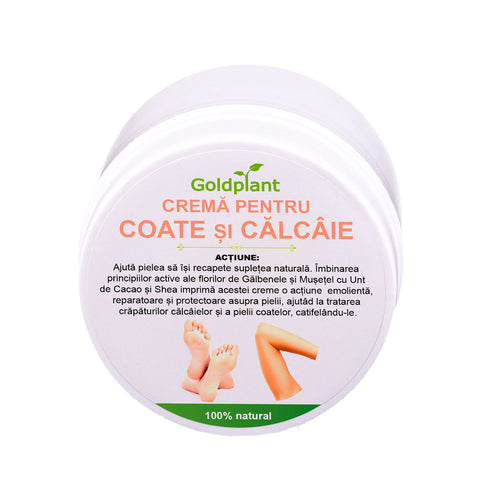 Coate și Călcâie – Cremă 50ml cu Unturi naturale și extracte concentrate