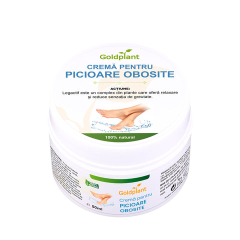 Picioare obosite – Cremă 50ml cu Unturi naturale și extracte concentrate