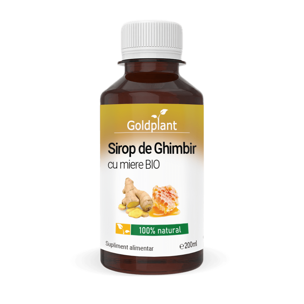 Sirop de Ghimbir cu miere BIO 200ml