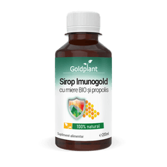 Sirop Imunogold cu miere BIO 200ml