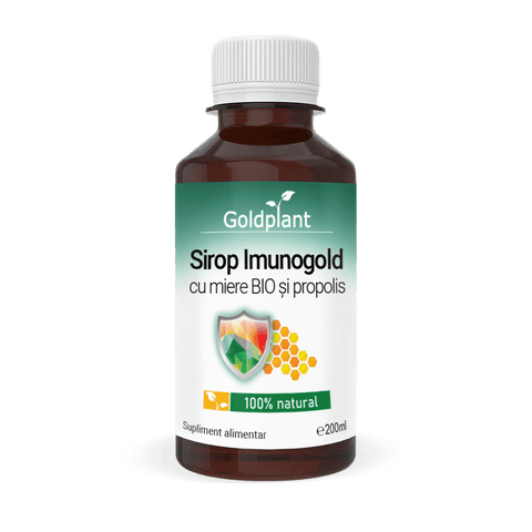 Sirop Imunogold cu miere BIO 200ml