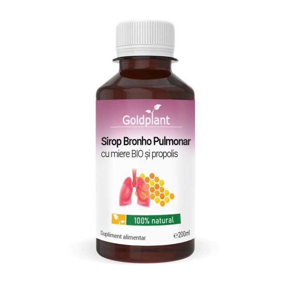 Sirop Bronho-Pulmonar 200ml cu miere BIO