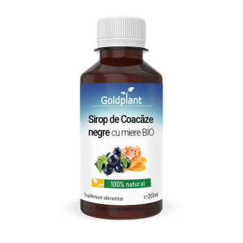 Sirop de Coacaze negre cu miere BIO 200ml