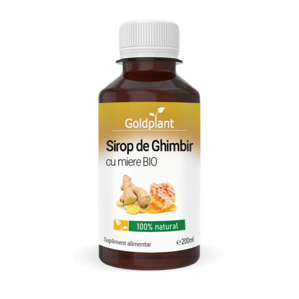 Sirop de Ghimbir cu miere BIO 200ml