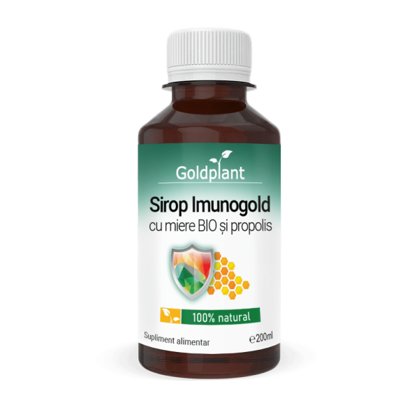 Sirop Imunogold cu miere BIO 200ml